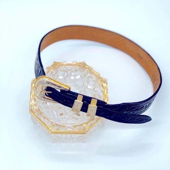 CIRCLE Y OF YOAKUM WESTERN COWGIRL LEATHER BELT - Picture 1 of 4